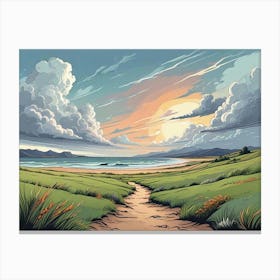 Path To The Beach Canvas Print