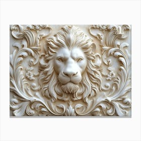 Lion Head 8 Canvas Print