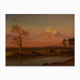 Mount Hood, Albert Bierstadt Canvas Print