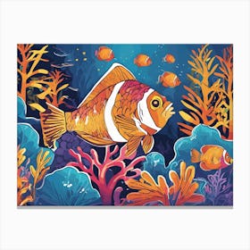 Clown Fish Canvas Print