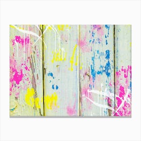 Paint Splatters Canvas Print