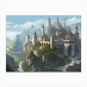 Fantasy Castle Canvas Print