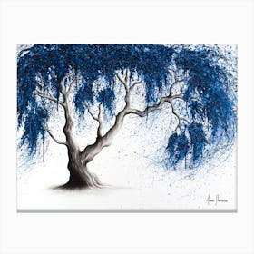 Blue Dream Tree Canvas Print