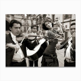 Natalia And The Mariachi 's  Fashion Art Print Canvas Print