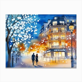 Paris Street Canvas Print