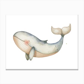 Whale Wall Art Canvas Print