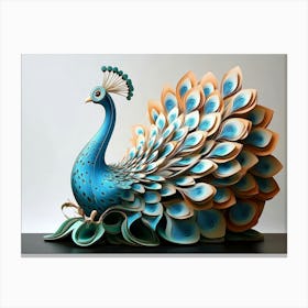 Peacock 16 Canvas Print