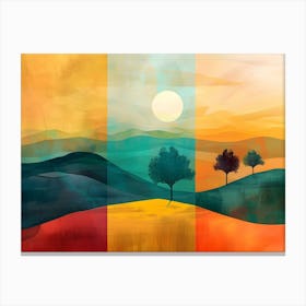 Vibrant Landscape artwork Canvas Print