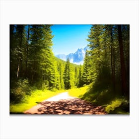 Road In The Mountains Canvas Print