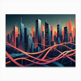 Cityscape 9 Canvas Print