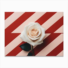 Valentine'S Day Rose Canvas Print