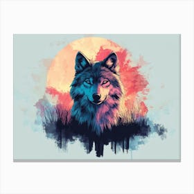 Wolf Painting 1 Canvas Print