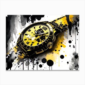 Yellow Watch Canvas Print