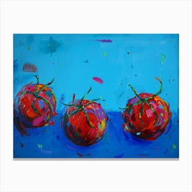 Three Tomatoes 2 Canvas Print
