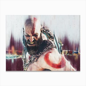 Kratos God Of War Canvas Print