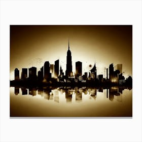 New York City Skyline 45 Canvas Print