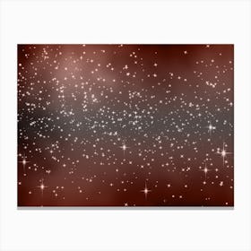 Tan Tone Shining Star Background Canvas Print