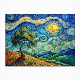 Starry Night 15 Canvas Print