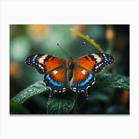 Butterfly Hd Wallpaper Canvas Print