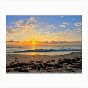 Sunset On Fort Lauderdale Beach 2/2023 (Sunset Series) Canvas Print