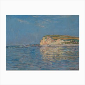 Low Tide At Pourville, Near Dieppe, Claude Monet Canvas Print