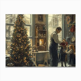 Christmas Story Canvas Print