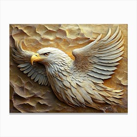 Beautiful 3d Eagle 1 Canvas Print