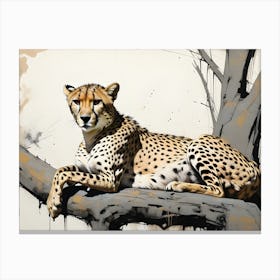 Chilling Cheetah Canvas Print
