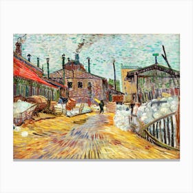 The Factory (1887), Vincent Van Gogh Canvas Print