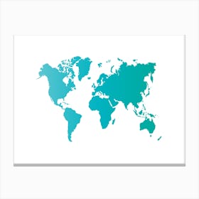 World Map 30 Canvas Print