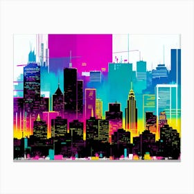 New York City Skyline 87 Canvas Print