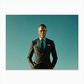 Man In Suit 5 Canvas Print