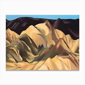 Georgia O'Keeffe - Near Abiquiu, New Mexico Canvas Print