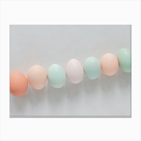 Pastel Easter Eggs 1 Canvas Print