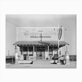 General Store, Hammond Ranch, Chicot, Arkansas, This House Is Leased By Fsa (Farm Security Administration) And Canvas Print