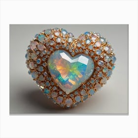 Heart Of Opal Canvas Print