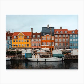 Colorful Houses Of Nyhavn Copenhagen 1 Canvas Print