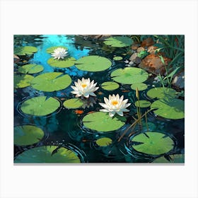 Water Lilies 1 Canvas Print