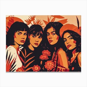 Girls 2 Canvas Print