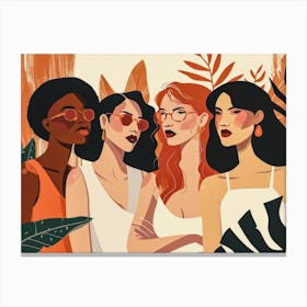 Group Of Women 2 Canvas Print