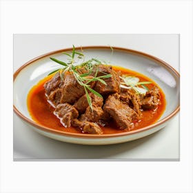 Beef Stew In A Bowl 1 Canvas Print