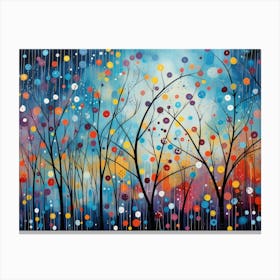 Abstract Of Trees Canvas Print