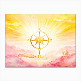 Compass 6 Canvas Print