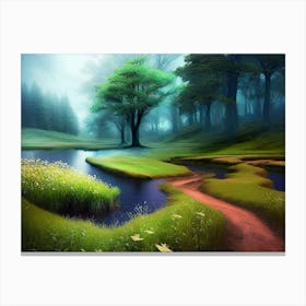 Walk In The Woods 1 Canvas Print