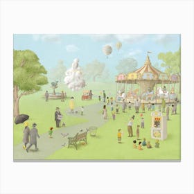 A Day In The Park Canvas Print