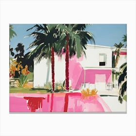 Palm Springs Summer Painting Canvas Print