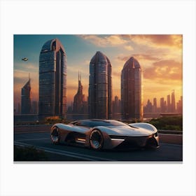 Futuristic Car 15 Canvas Print