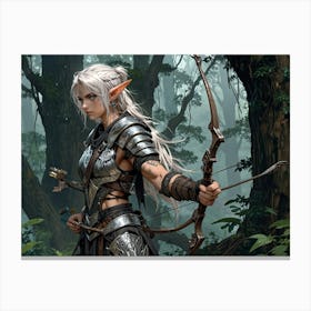 Elf Archer 1 Canvas Print