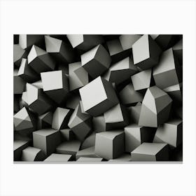 Abstract Cubes Canvas Print