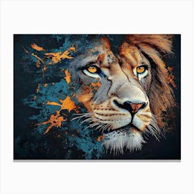 3d Lion 1 Canvas Print